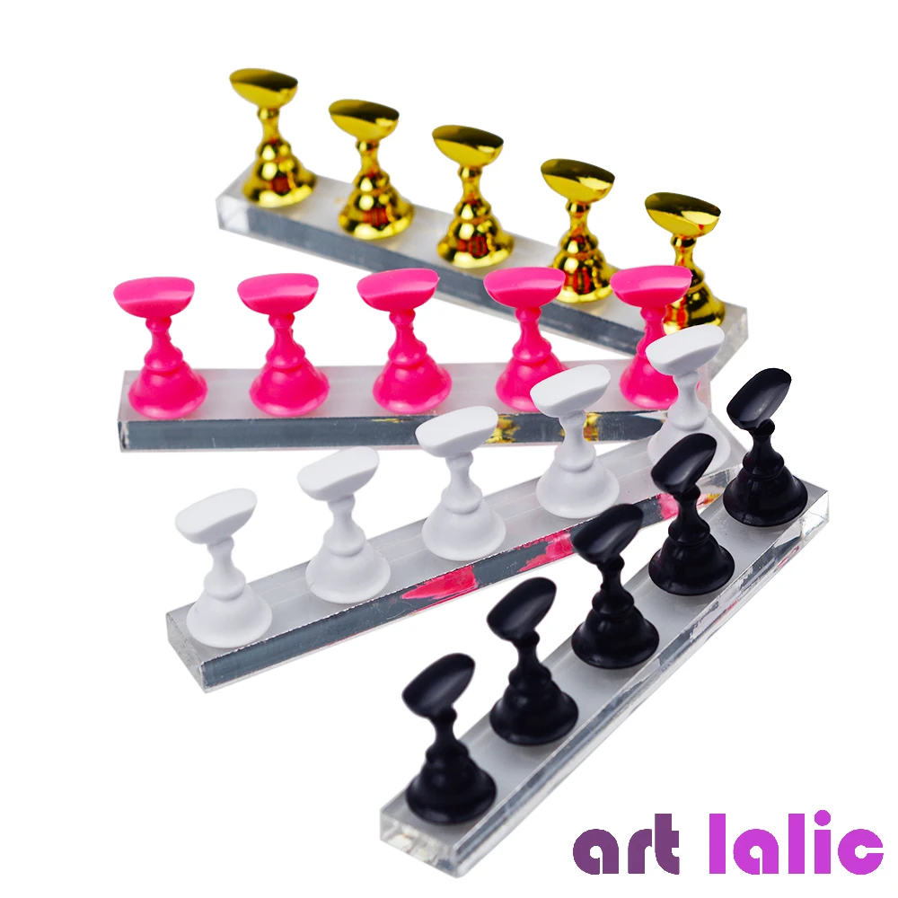 Nail Art Rame - 5Pcs Nail Art Practice Display Stand