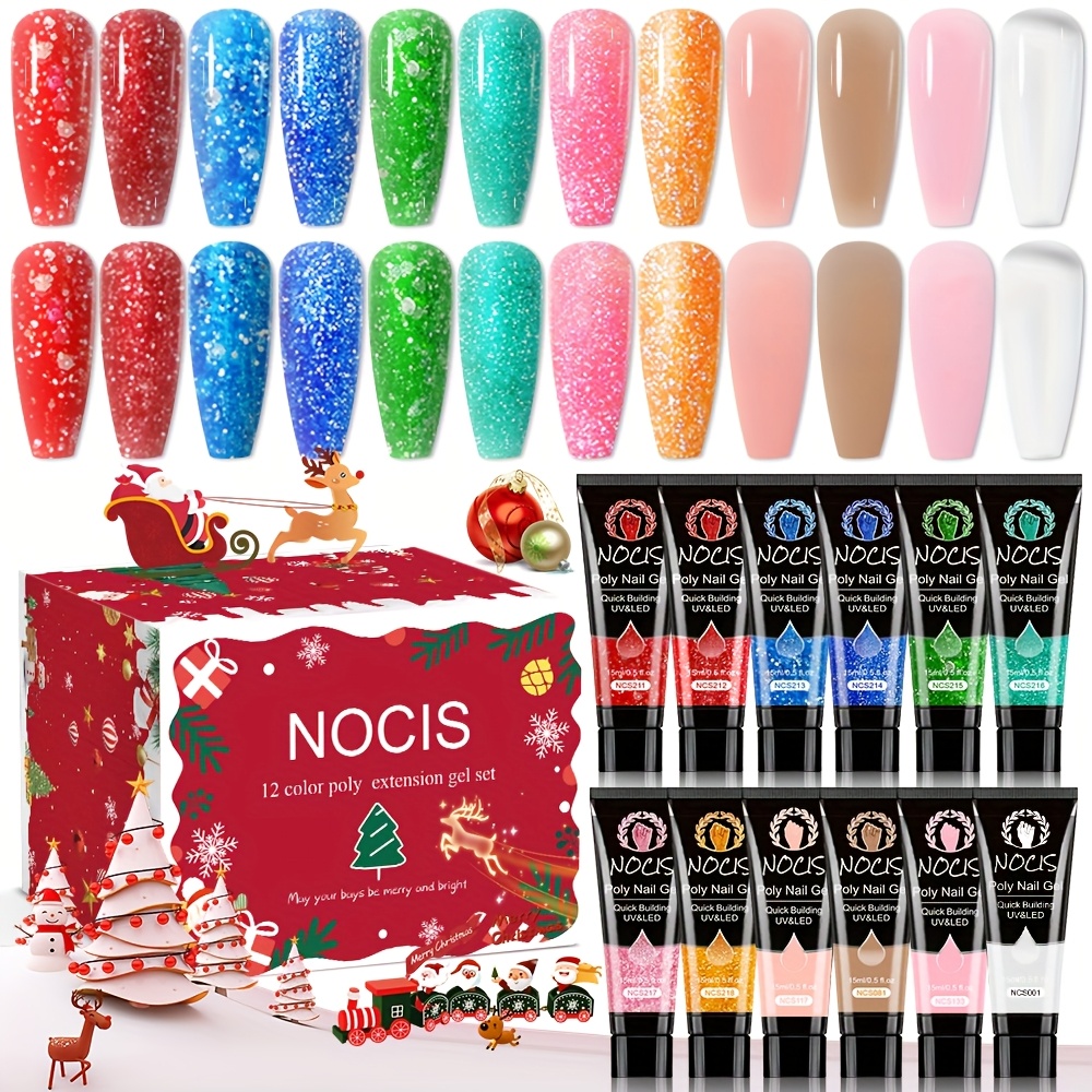 Polygel Nail Kit - NOCIS Poly Nail Extension Gel Kit