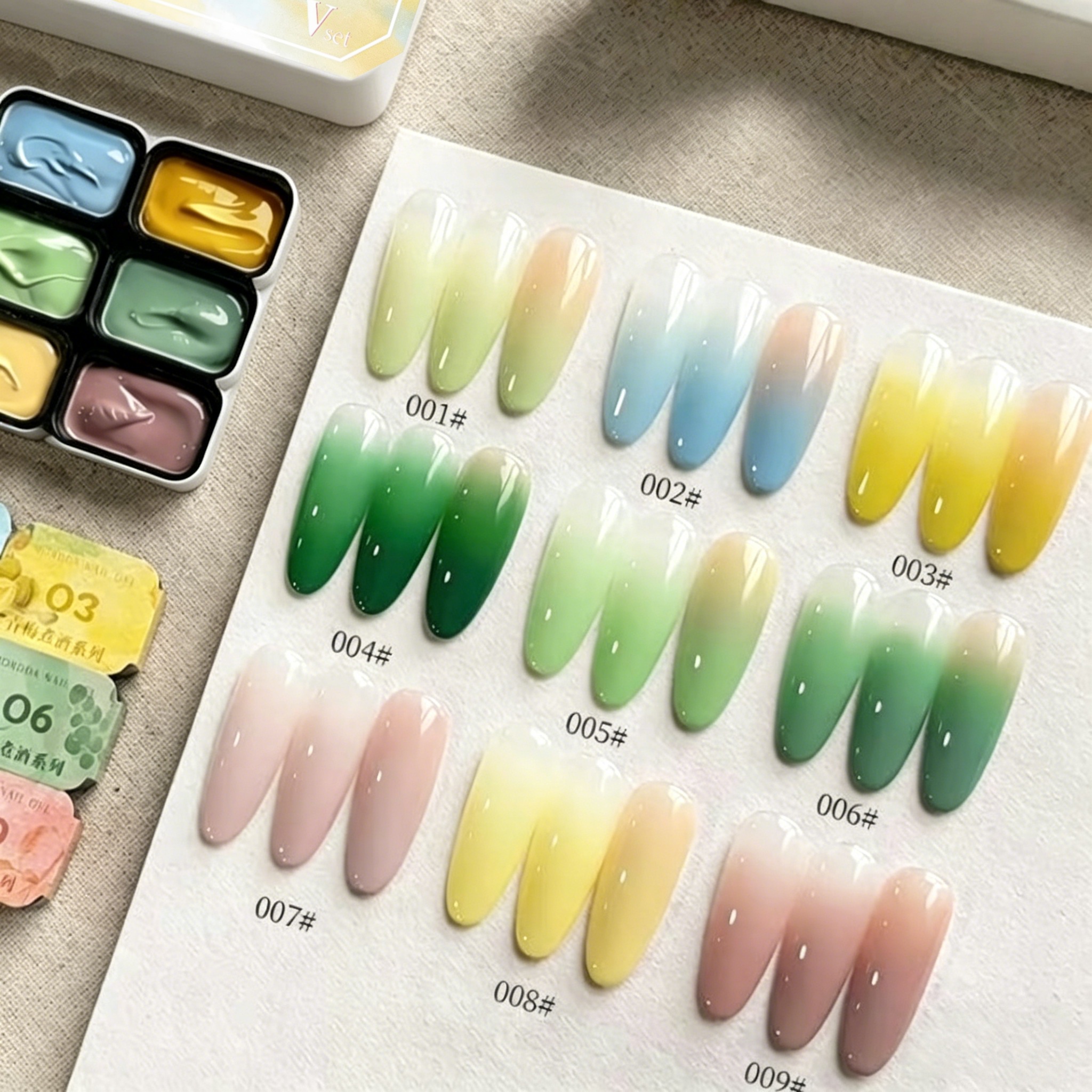 9-color solid nail polish,Bean - огляд і ціна Nail Art Red