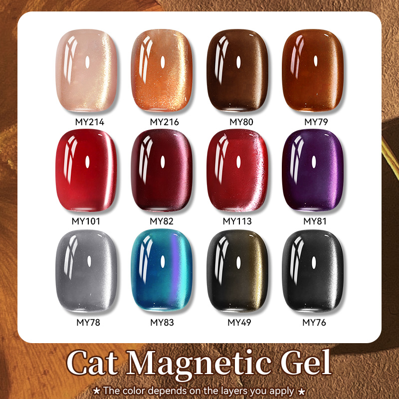 BORN PRETTY 10ml Gold Pink Gla - огляд і ціна Nail Art Cat Eye Pink
