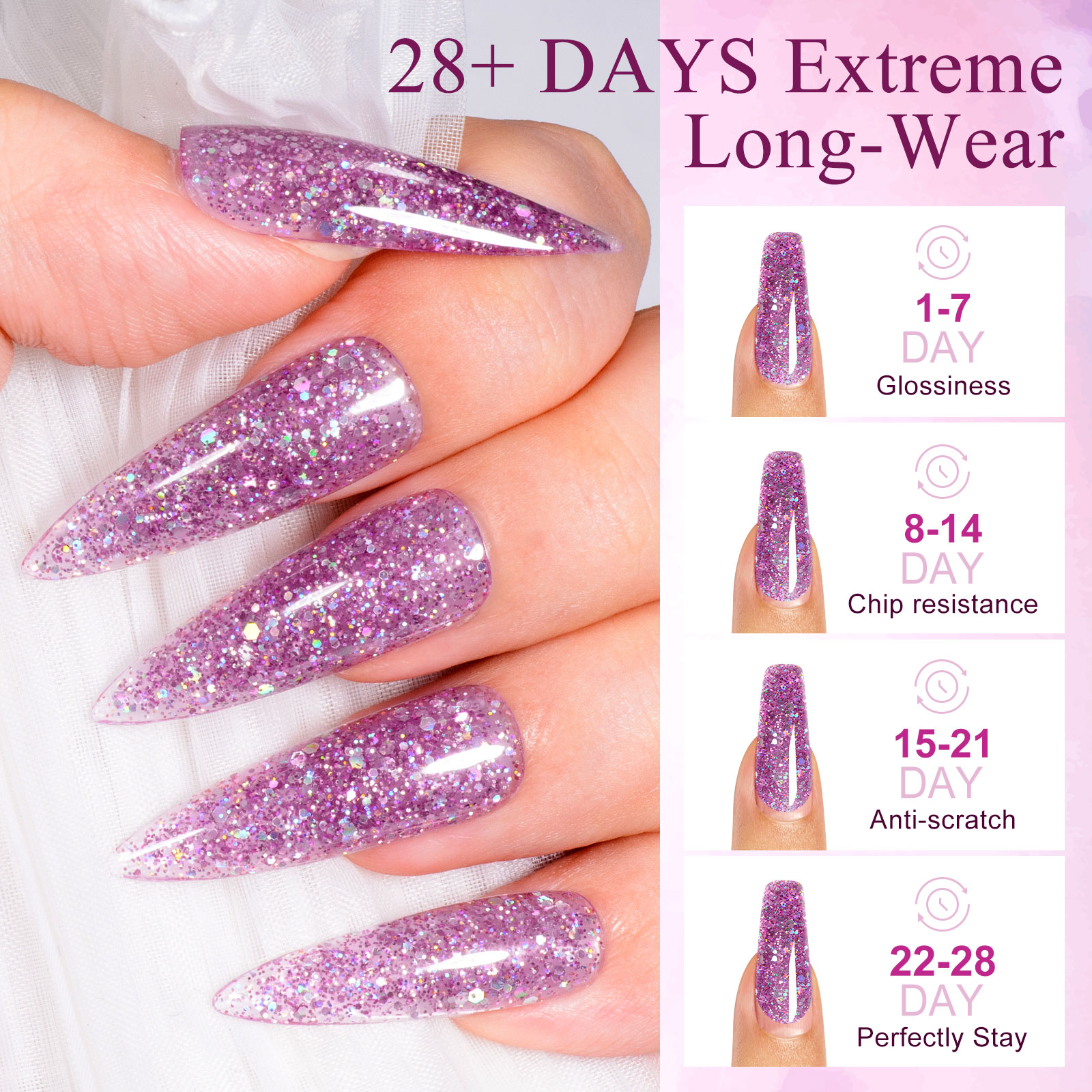 10PCS/SET Extension Nail Gel P - огляд і ціна Polygel Nail Kit