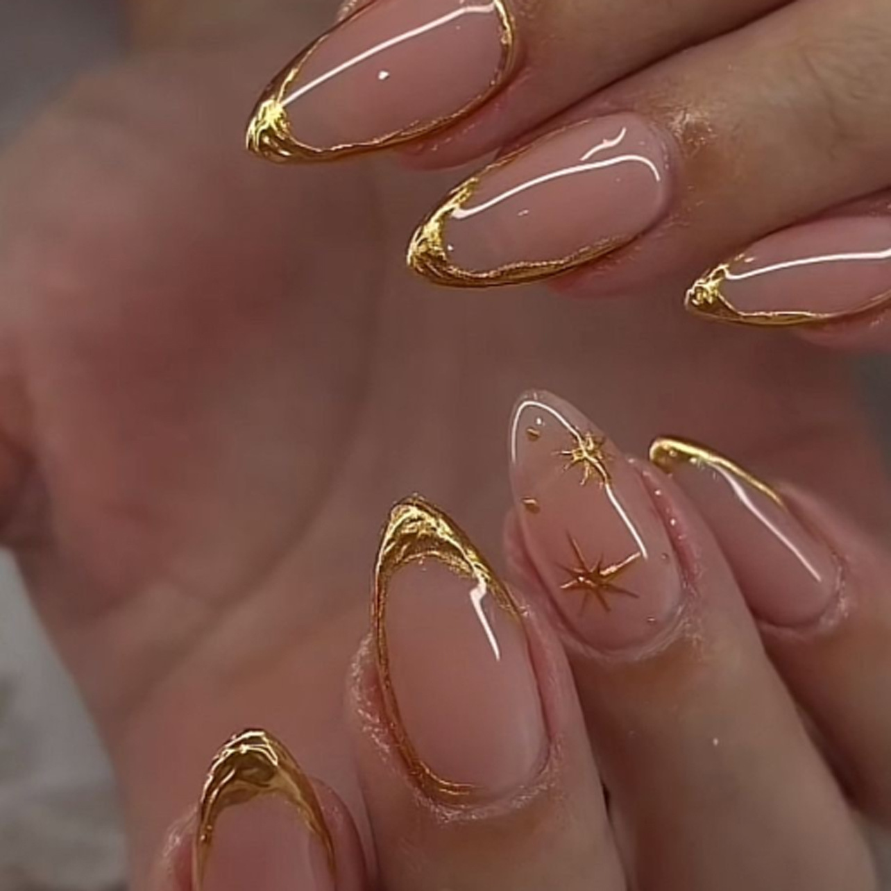 24Pcs Short Almond Nails Set F - огляд і ціна Nail Art Maroon