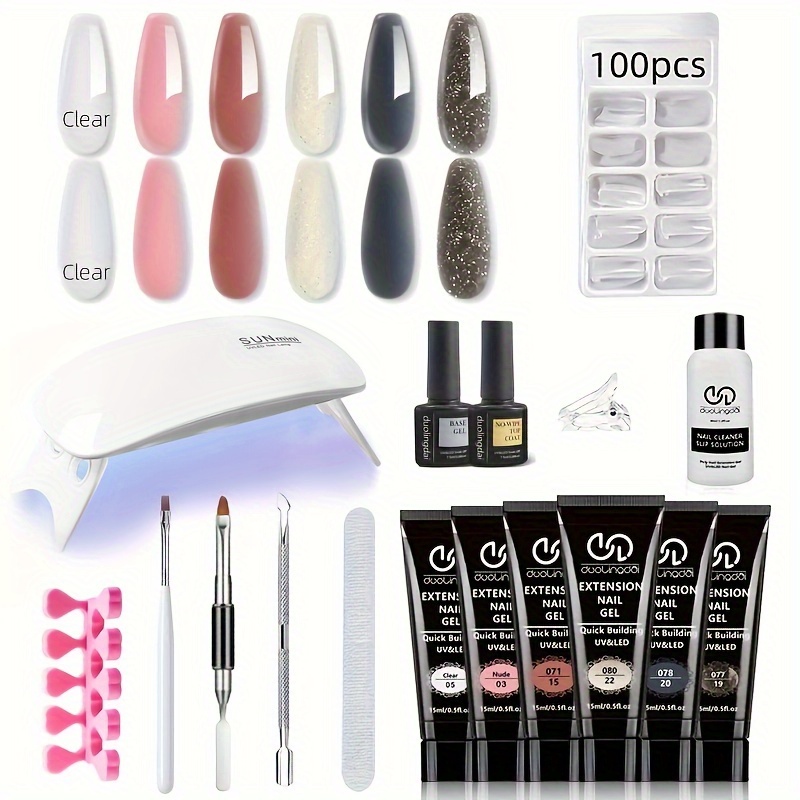 DOULINGDAI Poly Nail Extension - огляд і ціна Polygel Nail Kit