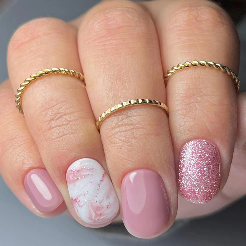 24Pcs French Color Simple Fash - огляд і ціна Nail Art French Nails
