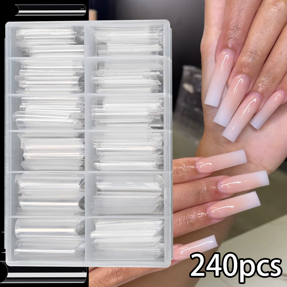 240pcs/Box XXL C Curve Straigh - огляд і ціна Nail Art Xxl