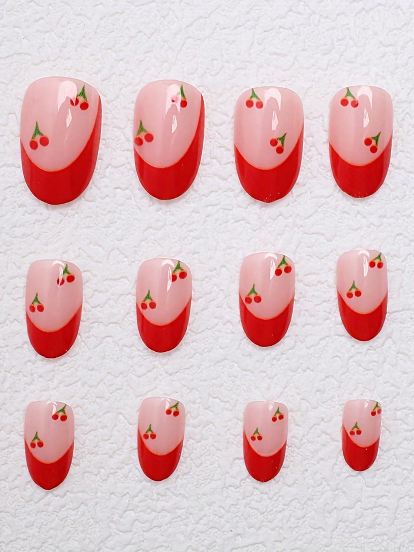 French Sakura Press On Nails 2 - огляд і ціна Nail Art French Nails
