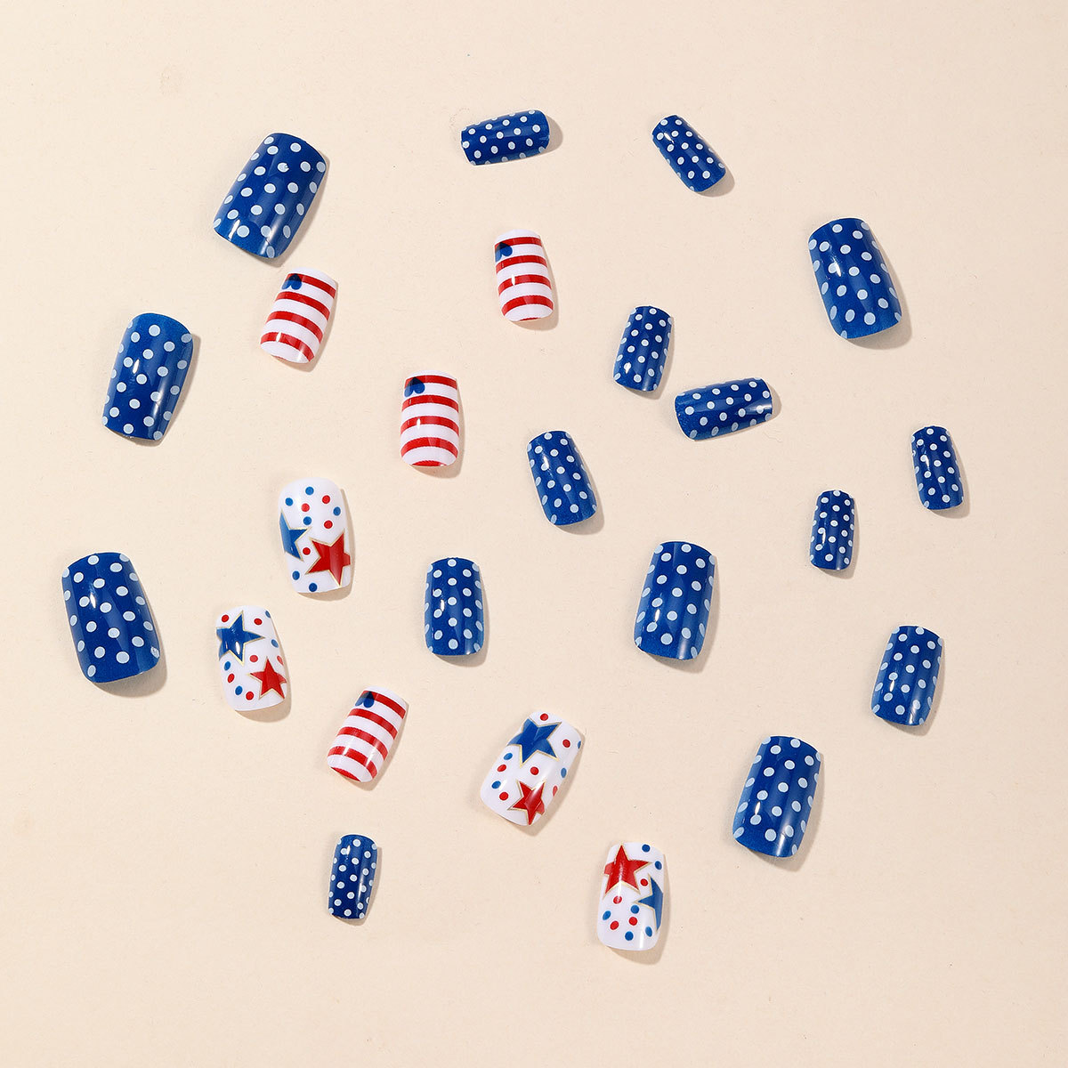 Wear square nail plates on Ind - огляд і ціна Nail Art Red