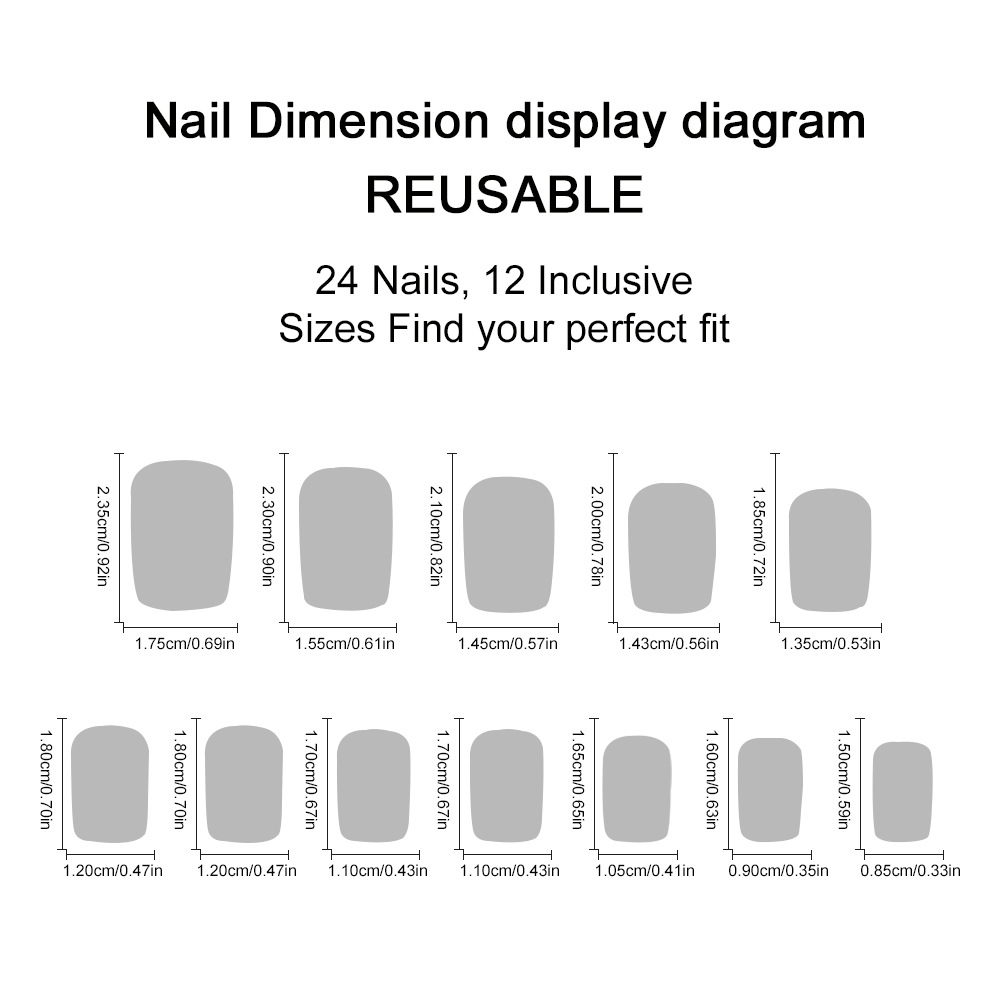 Wear square nail plates on Ind - огляд і ціна Nail Art Red