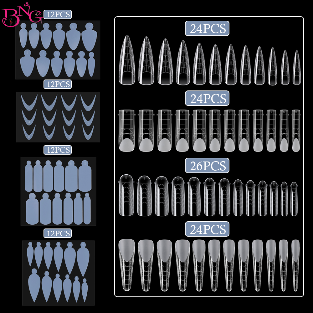 BNG 146Pcs Dual Forms Nails Mo - огляд і ціна Polygel Nail Kit