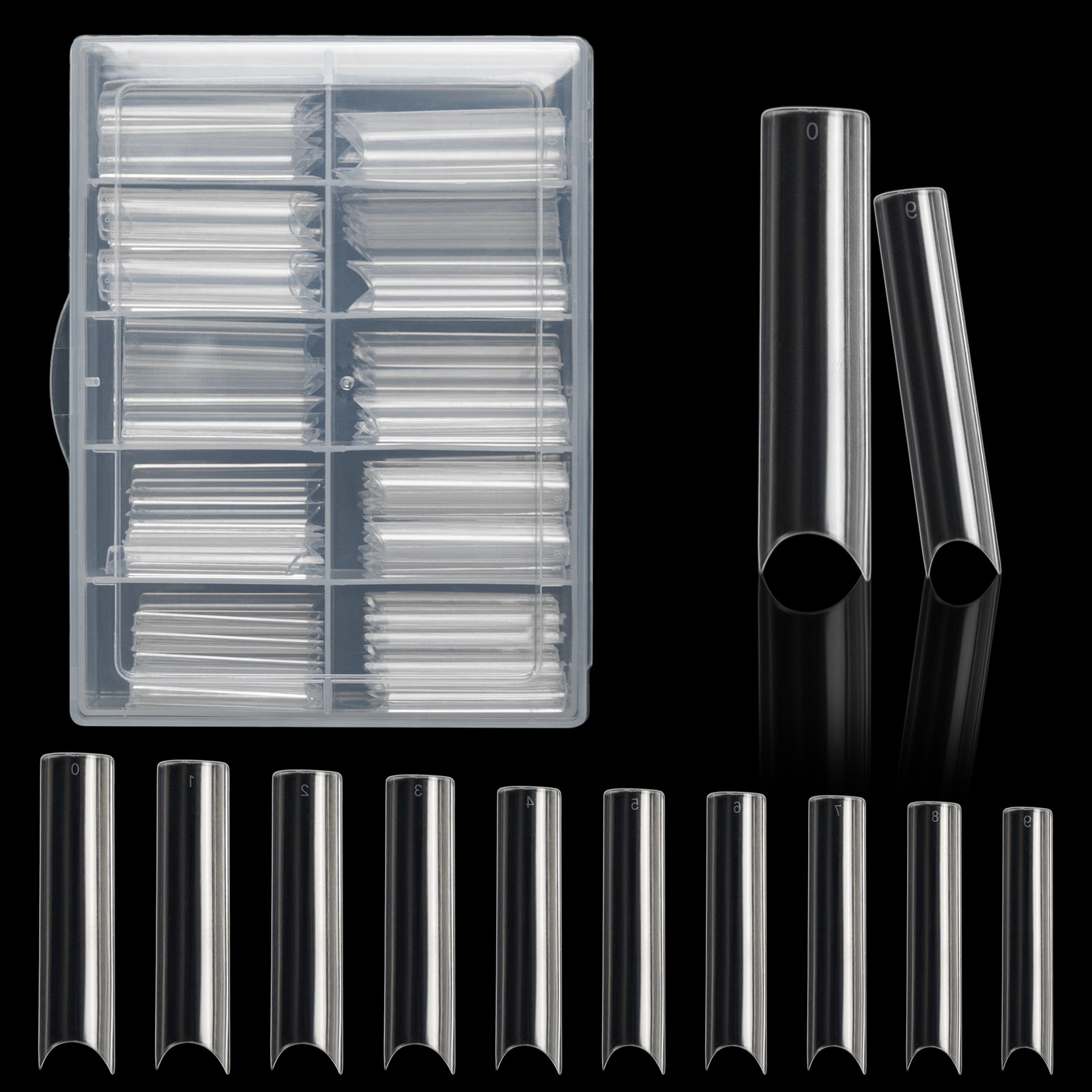 100pcs/Box XXL Extra Straight  - огляд і ціна Nail Art Xxl