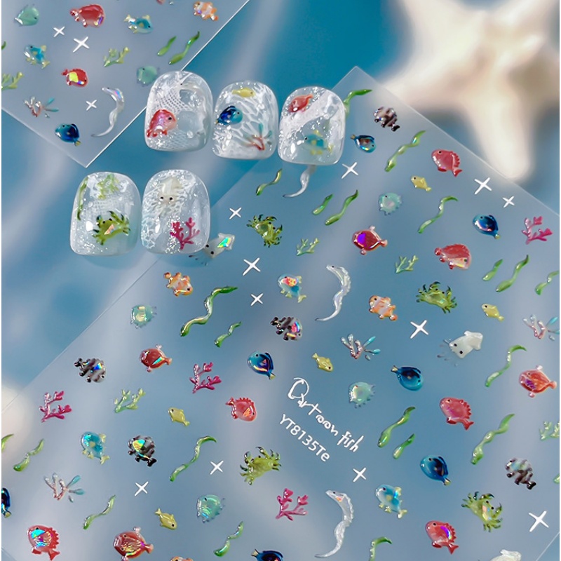 Colorful Summer Ocean Nail Sti - огляд і ціна Nail Art Zelda