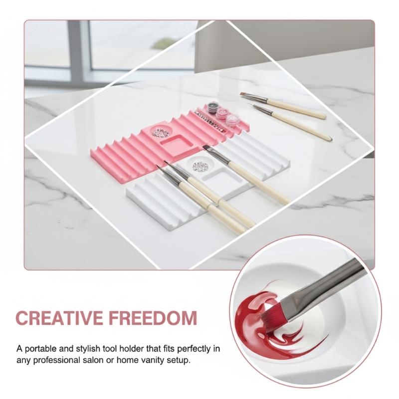 Reusable Nail Art Palette with - огляд і ціна Nail Art Rame