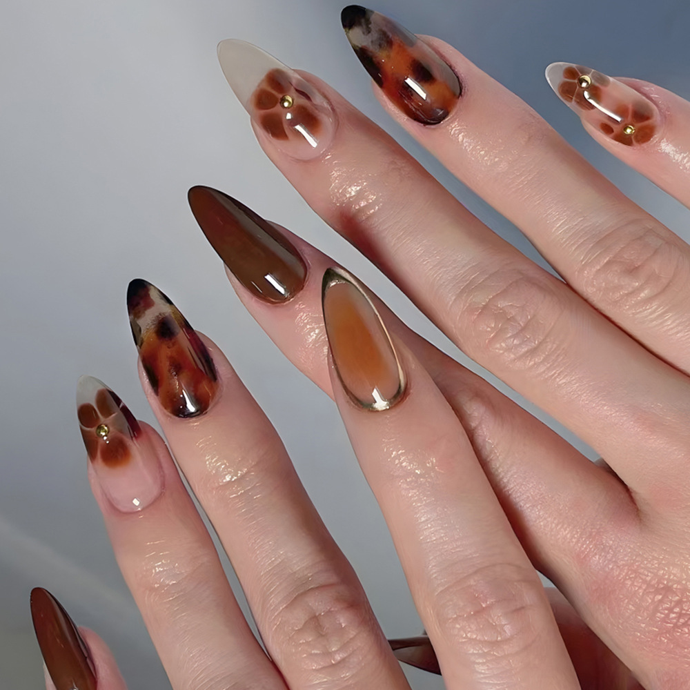 24pcs Fashion Rhinestone Press - огляд і ціна Nail Art French Nails