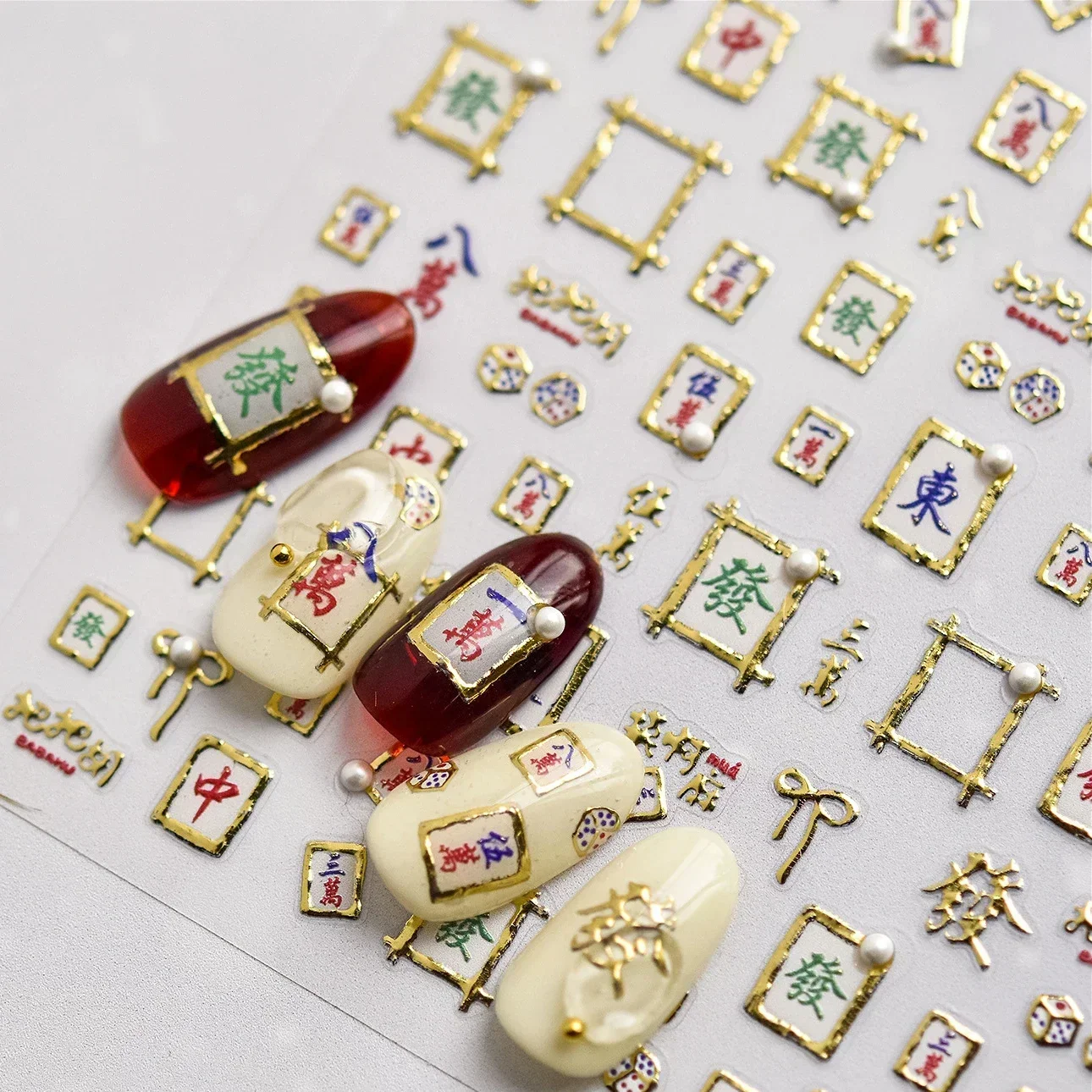 Mahjong Nail Art Stickers Hot  - огляд і ціна Nail Art Zelda