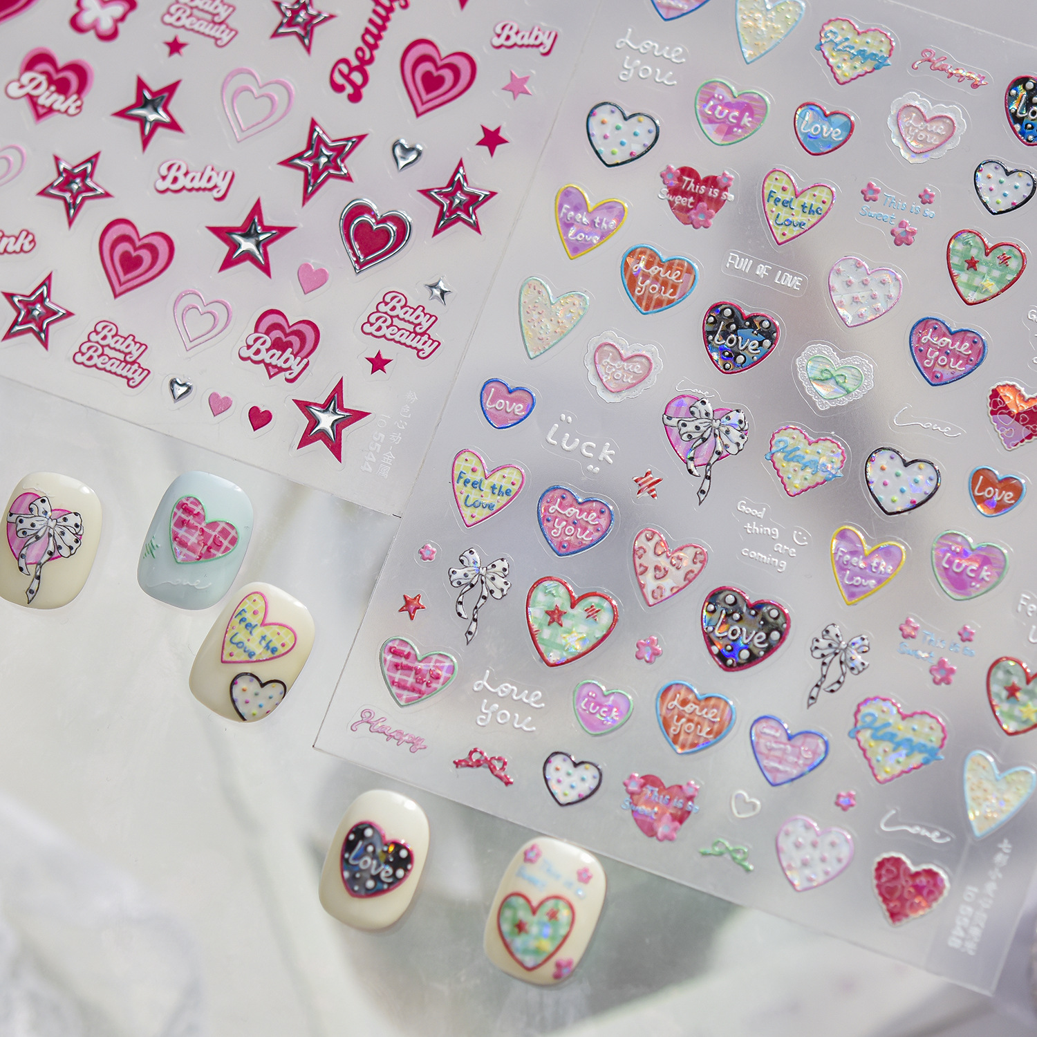 5D Metal Nail Stickers Sweet P - огляд і ціна Nail Art Zelda