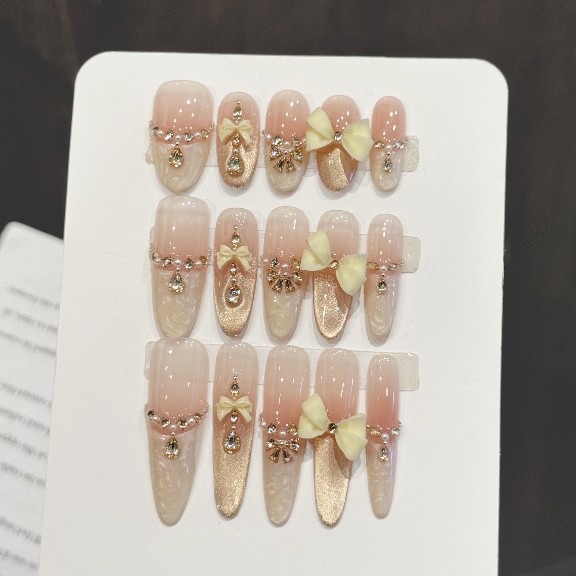 10pcs Handmade Press On Nails  - огляд і ціна Nail Art Press On