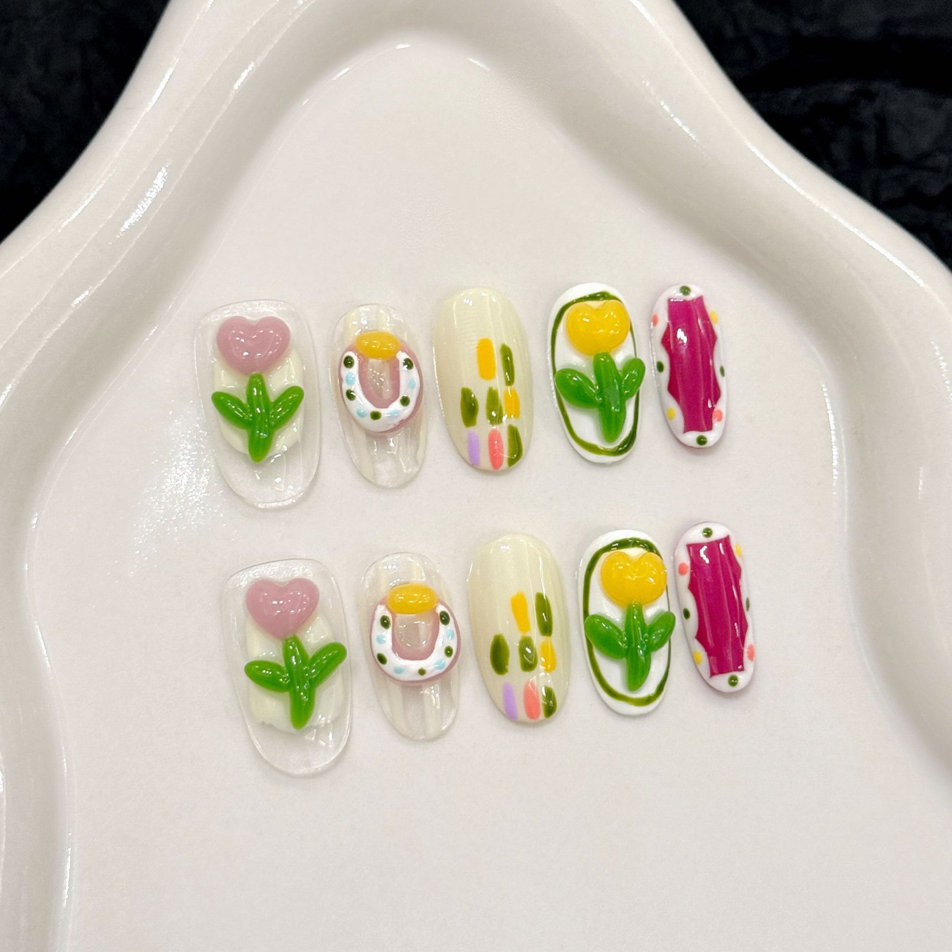 10pcs Handmade Press on Nails  - огляд і ціна Nail Art Press On