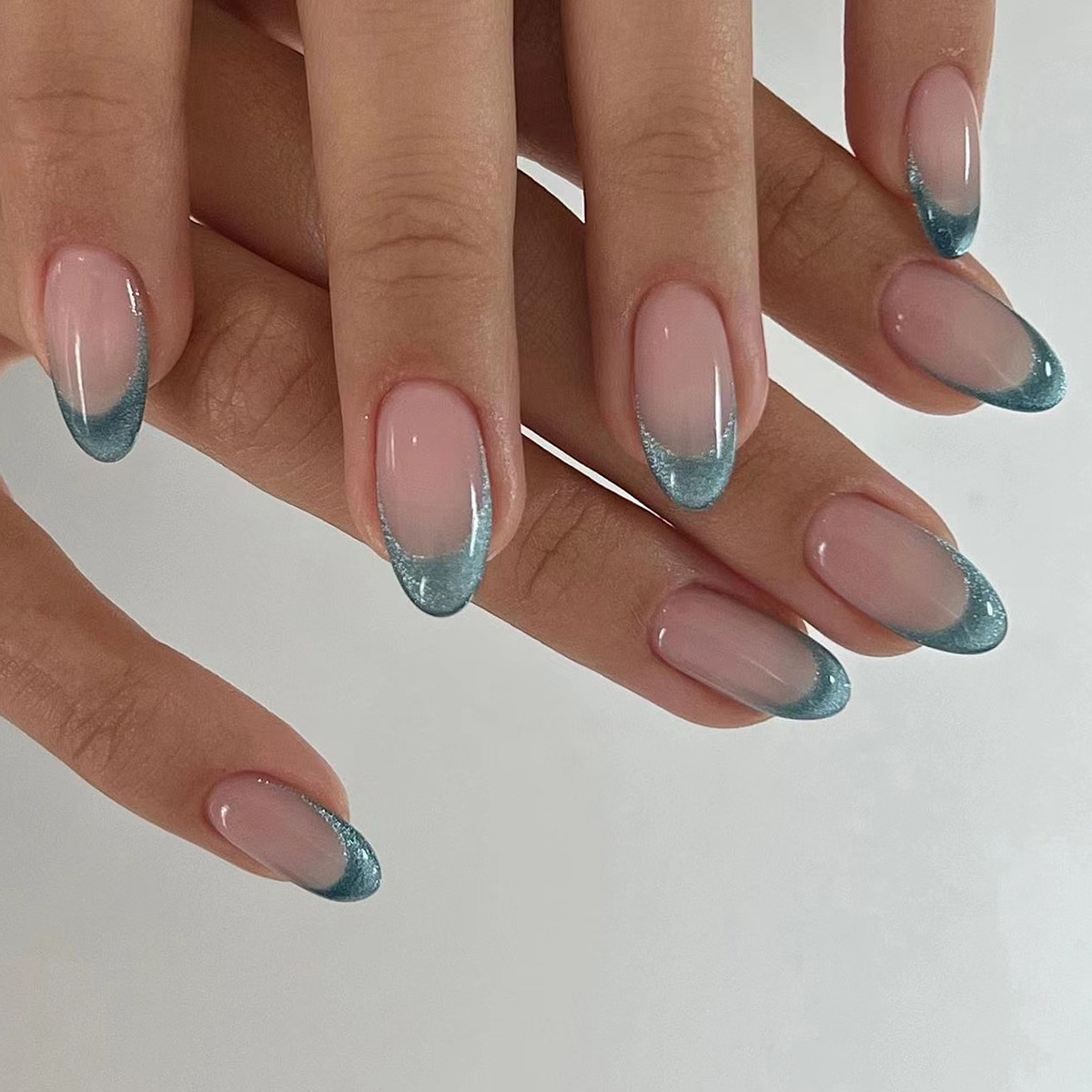 24Pcs French Almond False Nail - огляд і ціна Nail Art Red
