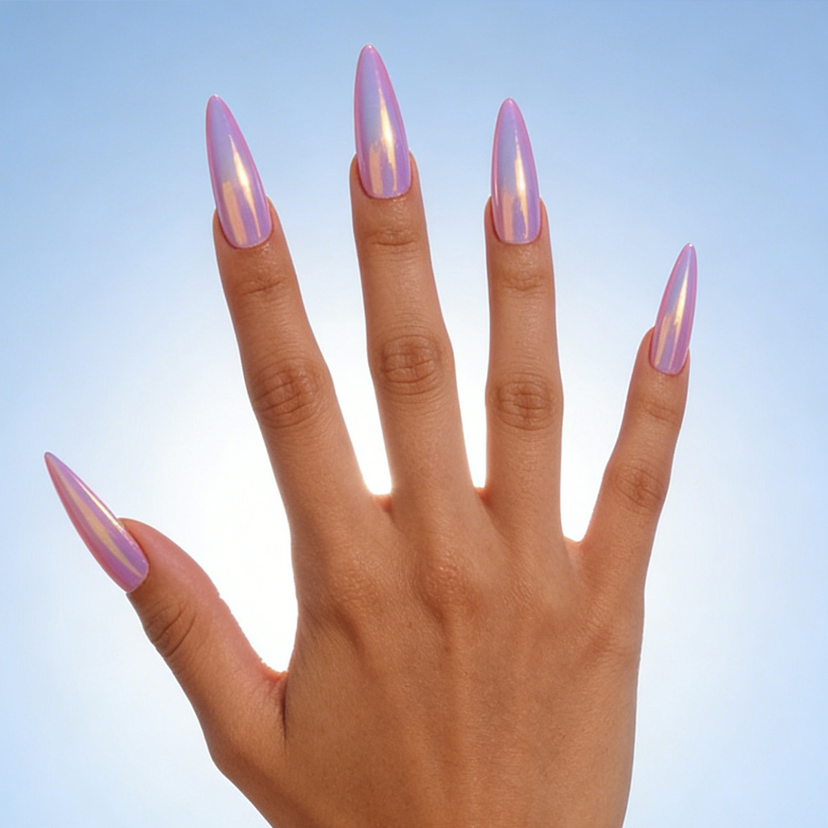 24Pcs French Almond False Nail - огляд і ціна Nail Art Red