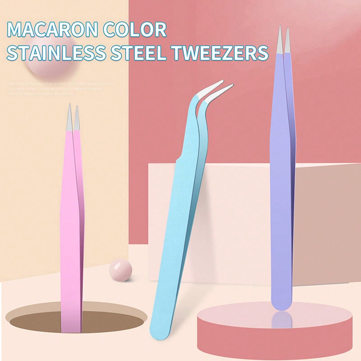LUSLUKING Nail Art Tweezers Se - огляд і ціна Nail Art Press On