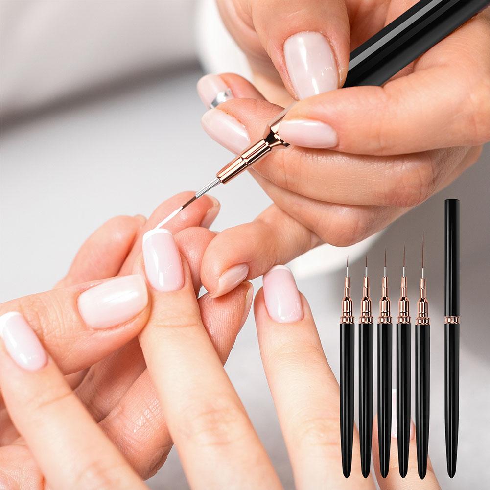 5pcs Nail Art Liner Brush Set  - огляд і ціна Nail Art Rame