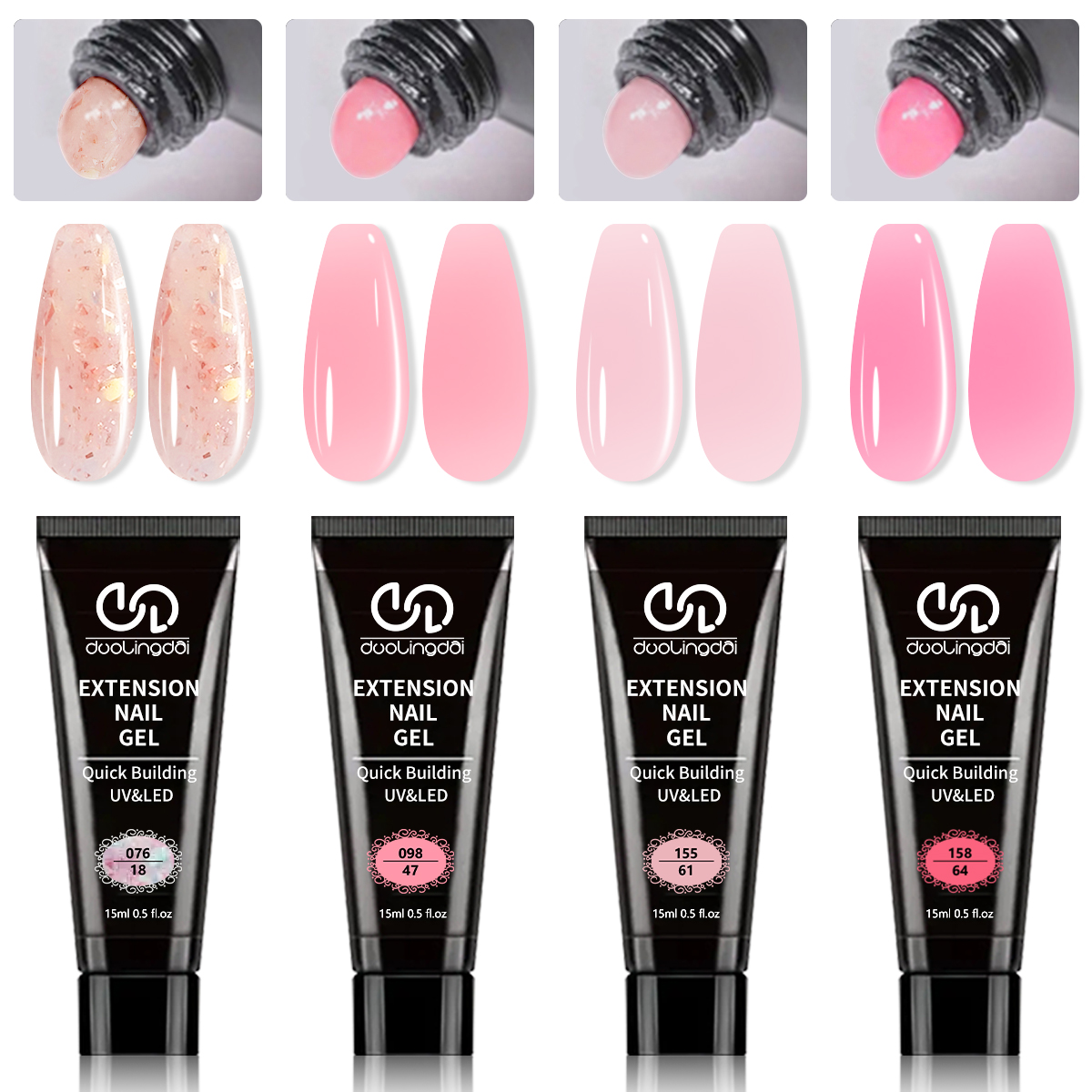 duolingdai Poly Gel Nail Kit S - огляд і ціна Polygel Nail Kit
