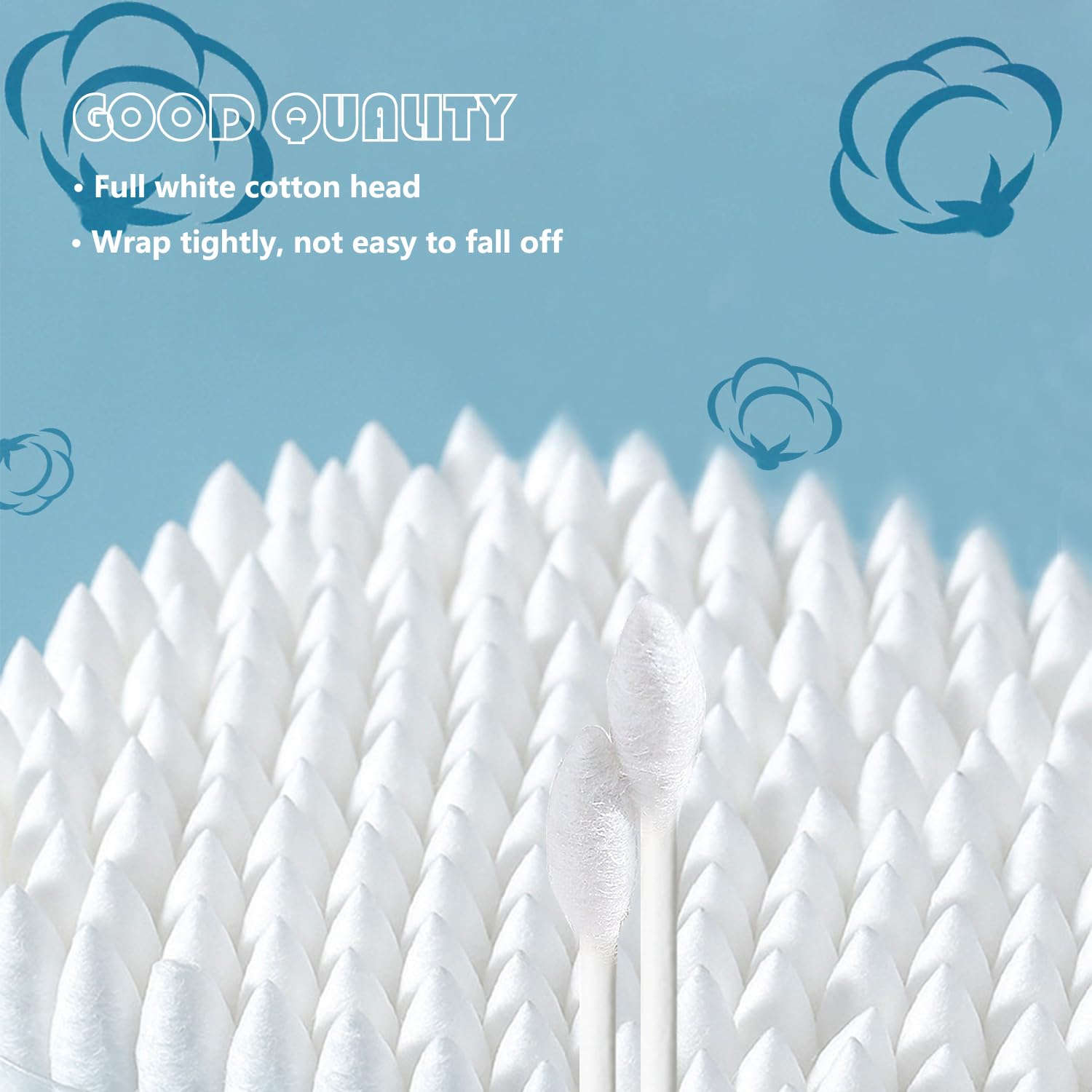 Double Pointed Cotton Swabs 80 - огляд і ціна Nail Art Xxl