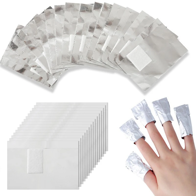 100Pcs Bag Aluminium Foil Nail - огляд і ціна Nail Art Remover