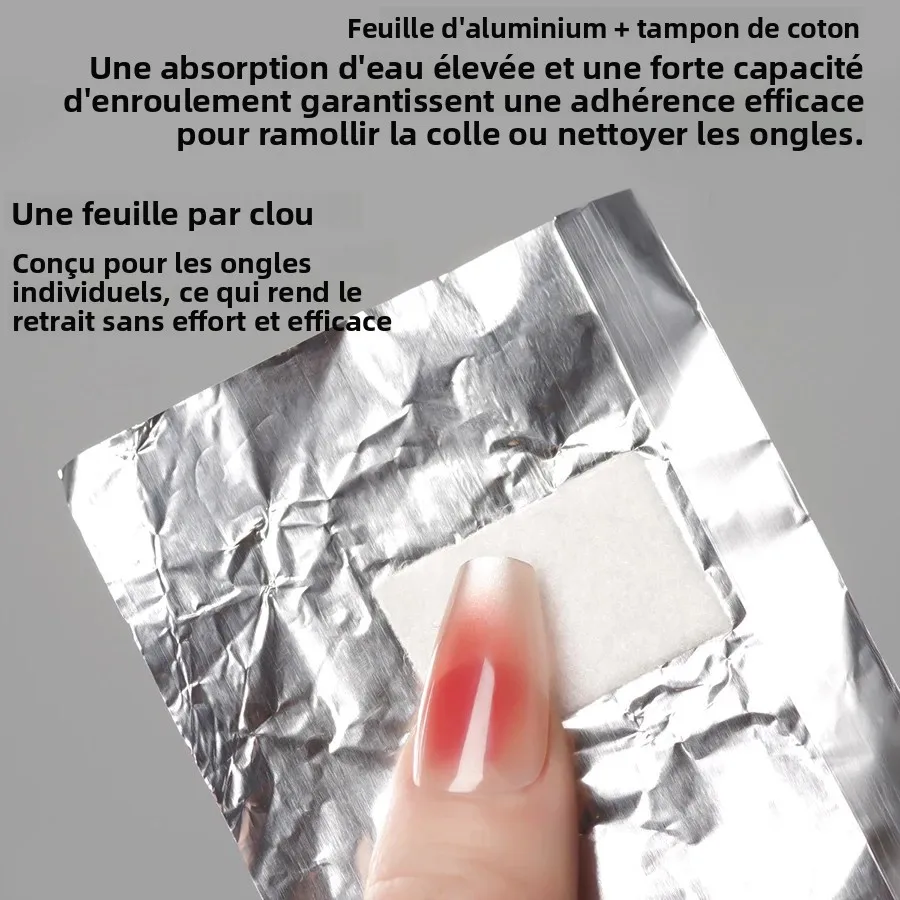 100Pcs Bag Aluminium Foil Nail - огляд і ціна Nail Art Remover