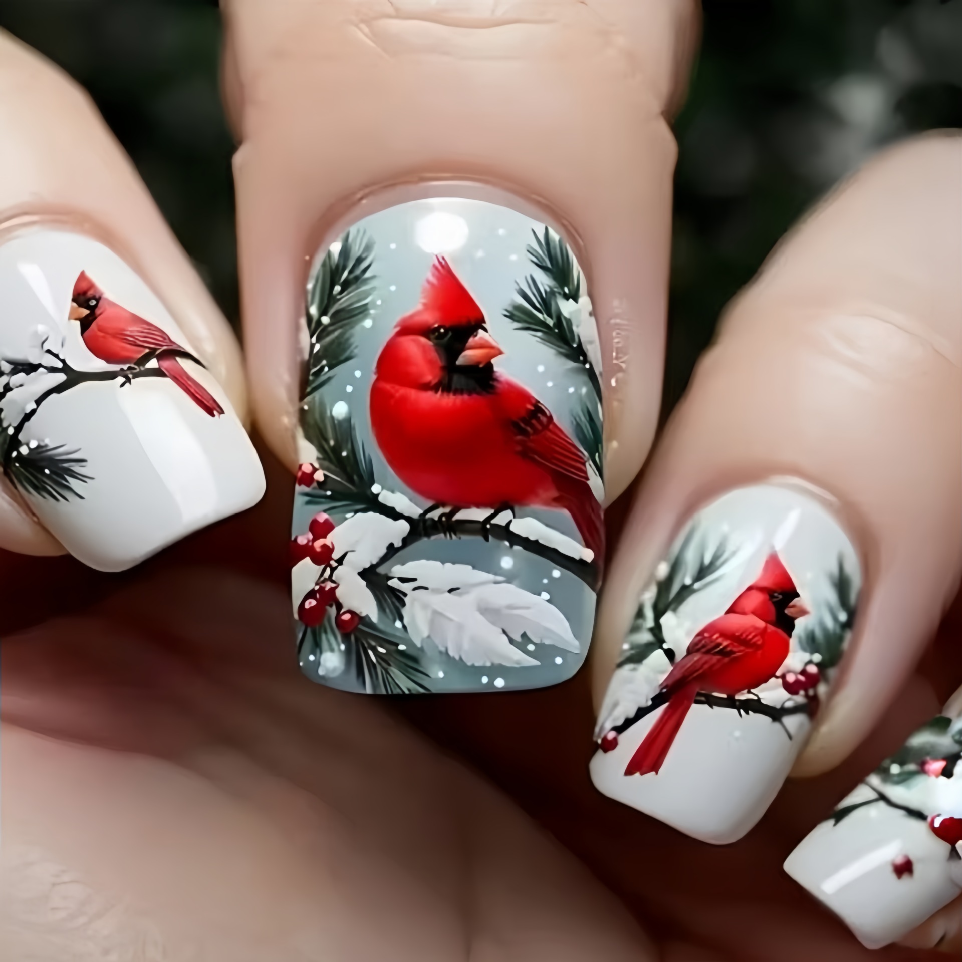Medium fake nails for women gi - огляд і ціна Nail Art Red
