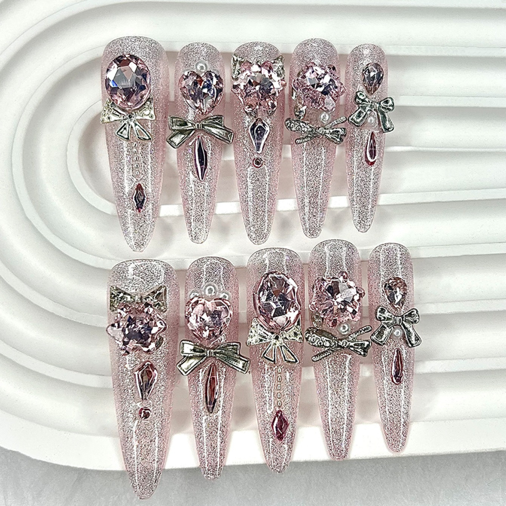 Luxury Pink Cat Eye Glitter St - огляд і ціна Nail Art Cat Eye Pink