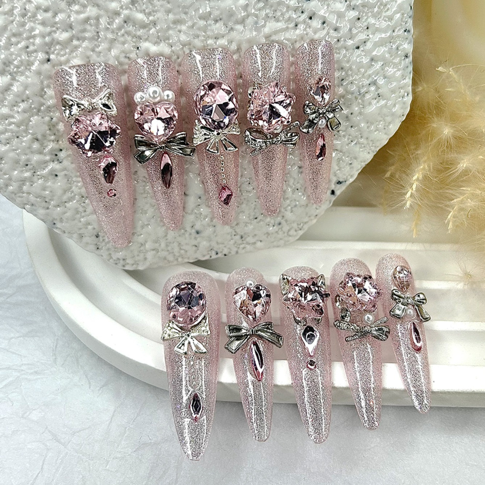 Luxury Pink Cat Eye Glitter St - огляд і ціна Nail Art Cat Eye Pink