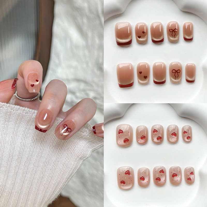 10Pcs French Style Cute Sweeth - огляд і ціна Nail Art French Nails