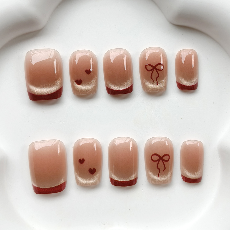 10Pcs French Style Cute Sweeth - огляд і ціна Nail Art French Nails