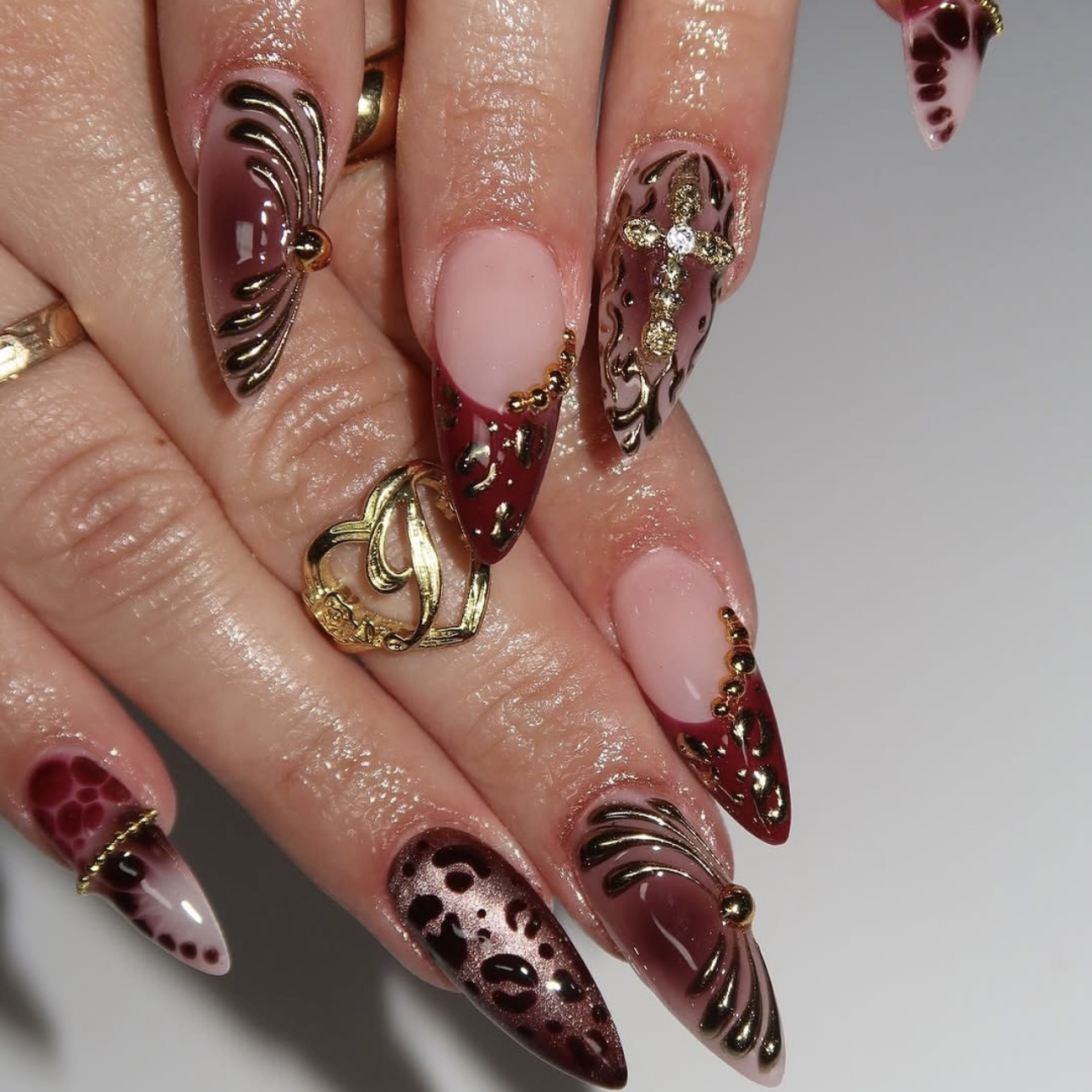 Medium fake nails for women gr - огляд і ціна Nail Art Press On