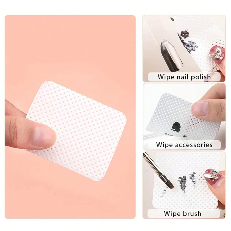 Lint Free Wipes Cleaning Tool  - огляд і ціна Nail Art Remover