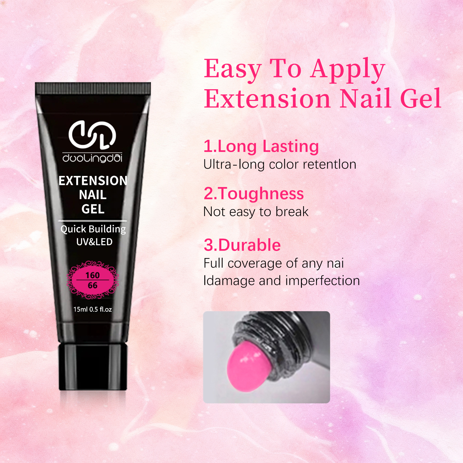 Poly Gel Nail Kit Starter: 4 C - огляд і ціна Polygel Nail Kit