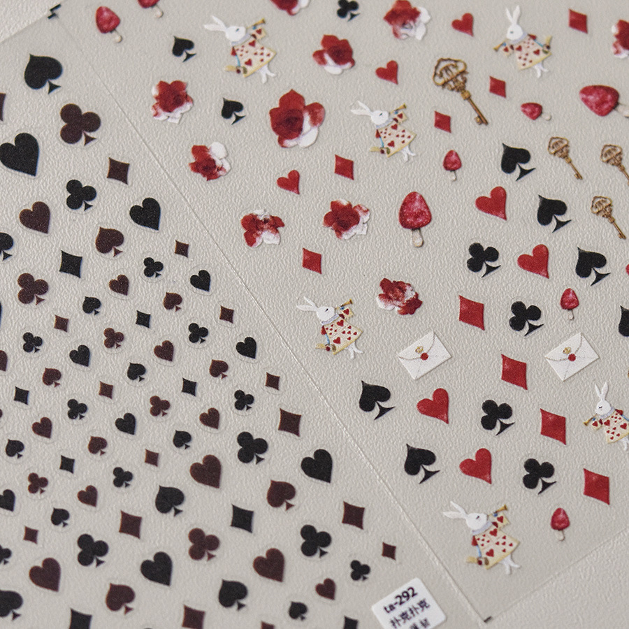 1PCS 5D Fashion Poker Design N - огляд і ціна Nail Art Zelda
