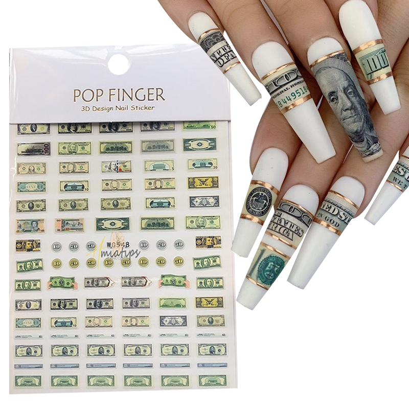 3D Money Dollar Sign Nail Art  - огляд і ціна Nail Art Zelda
