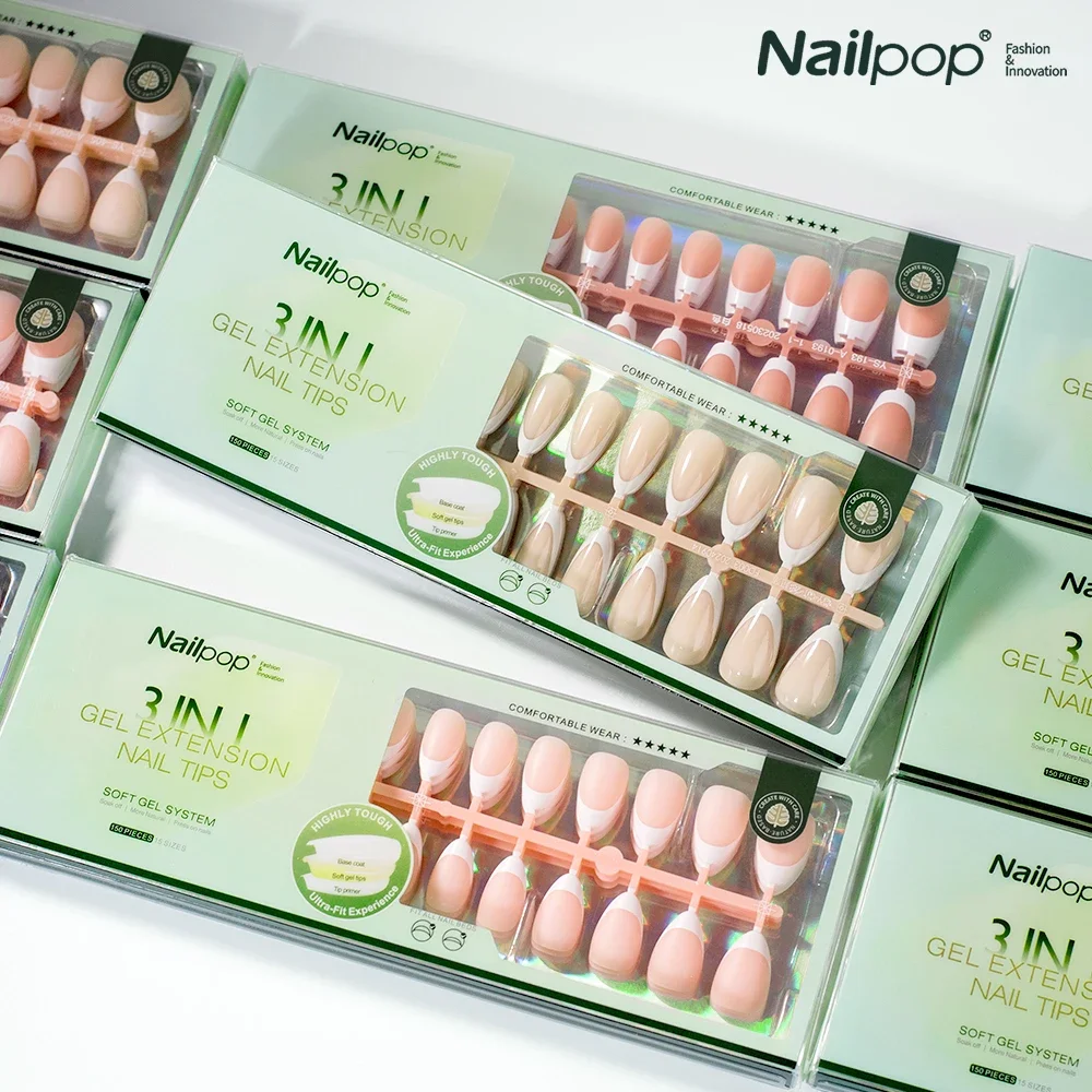 Nailpop 3 in 1 French Gel Nail - огляд і ціна Nail Art French Nails