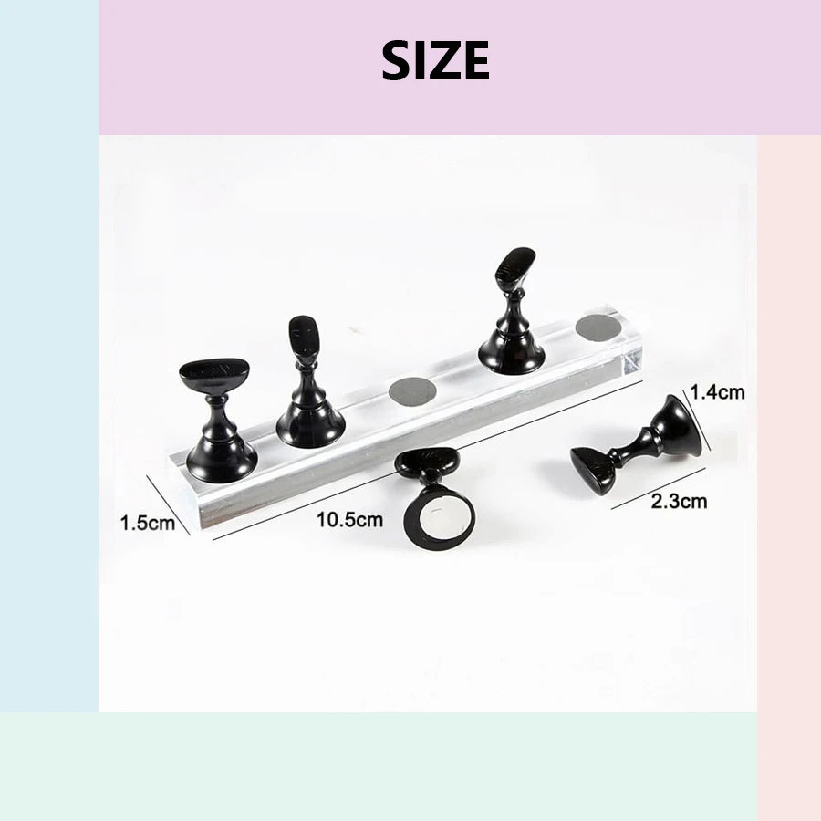 5Pcs Nail Art Practice Display - огляд і ціна Nail Art Rame