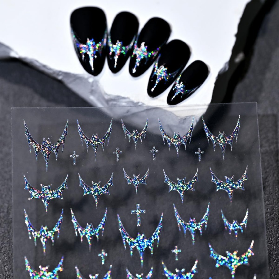3 Sheets Halloween Nail Sticke - огляд і ціна Nail Art French Nails