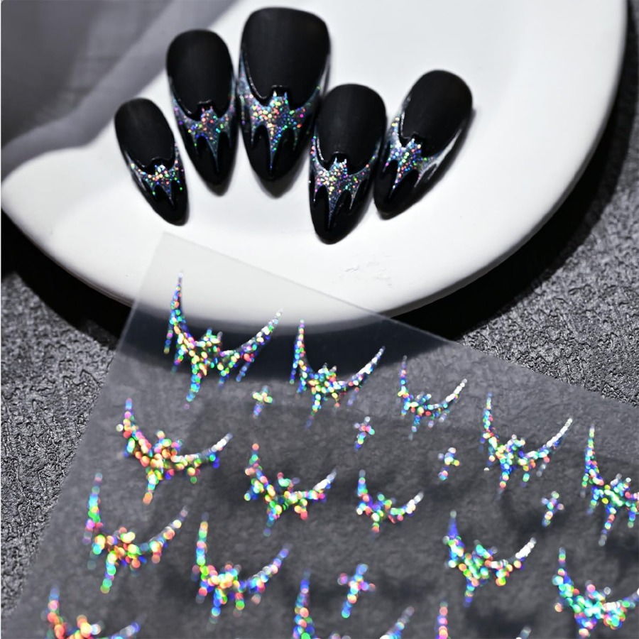 3 Sheets Halloween Nail Sticke - огляд і ціна Nail Art French Nails