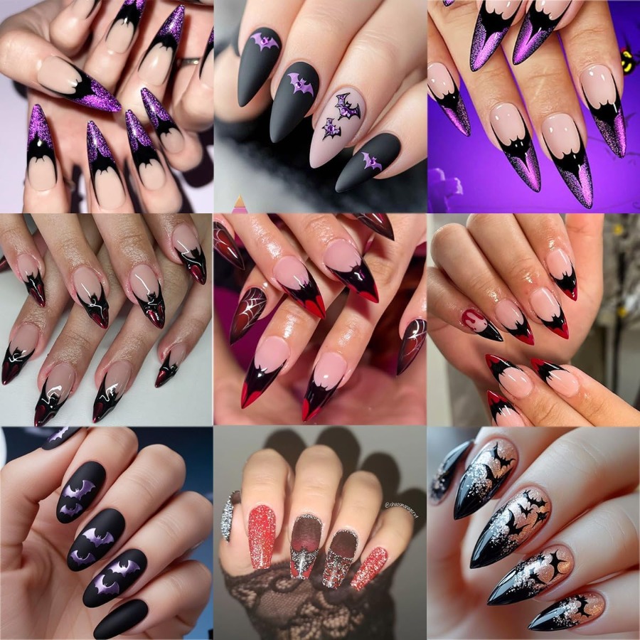 3 Sheets Halloween Nail Sticke - огляд і ціна Nail Art French Nails