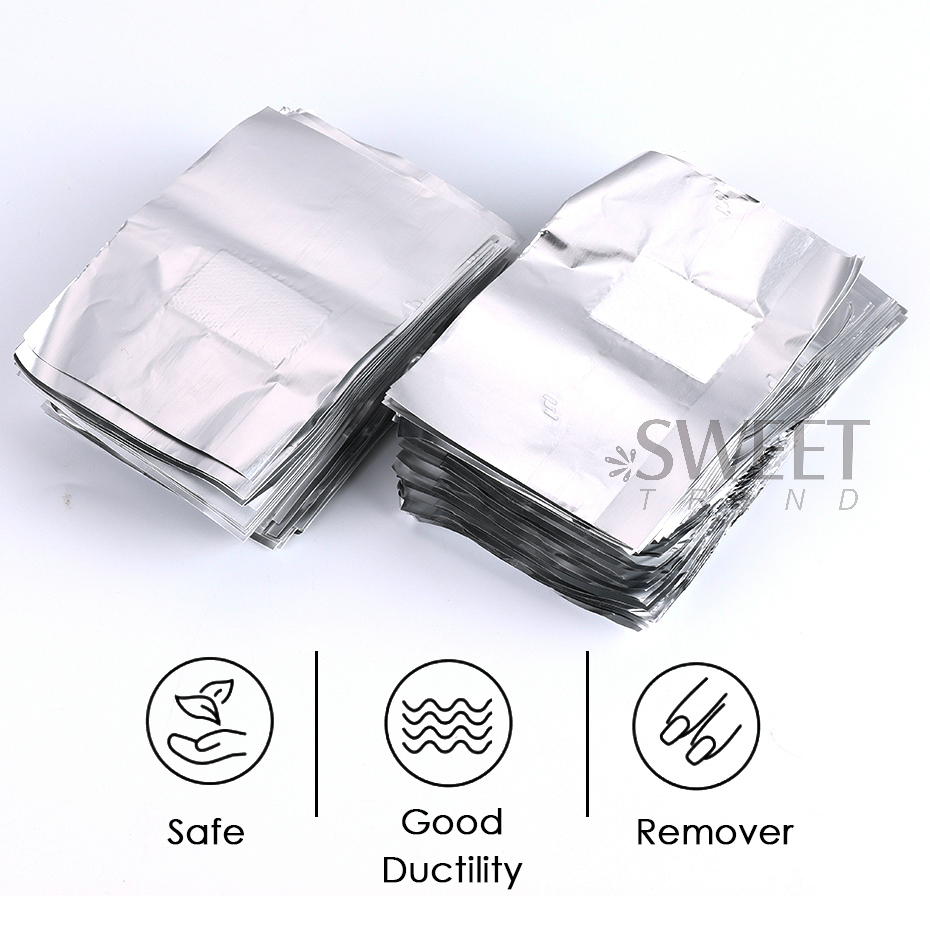 50/100pcs Immersion Remover Al - огляд і ціна Nail Art Remover