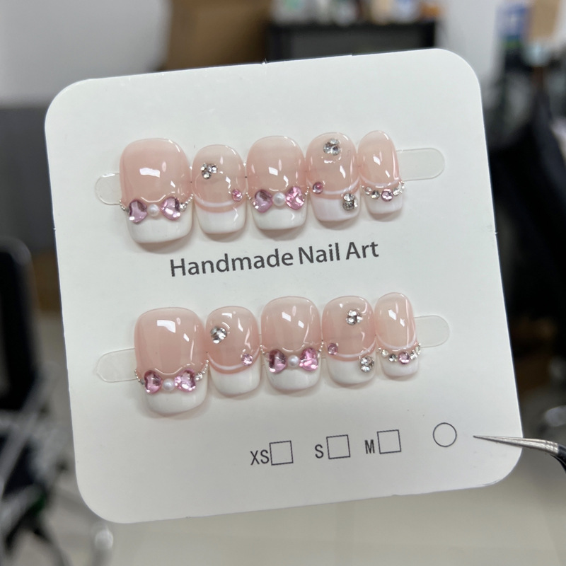 10pcs Summer Sweetheart Press  - огляд і ціна Nail Art French Nails