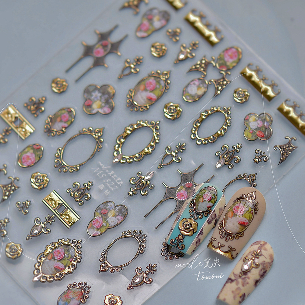 Luxury 5D Floral Nail Art Stic - огляд і ціна Nail Art Zelda
