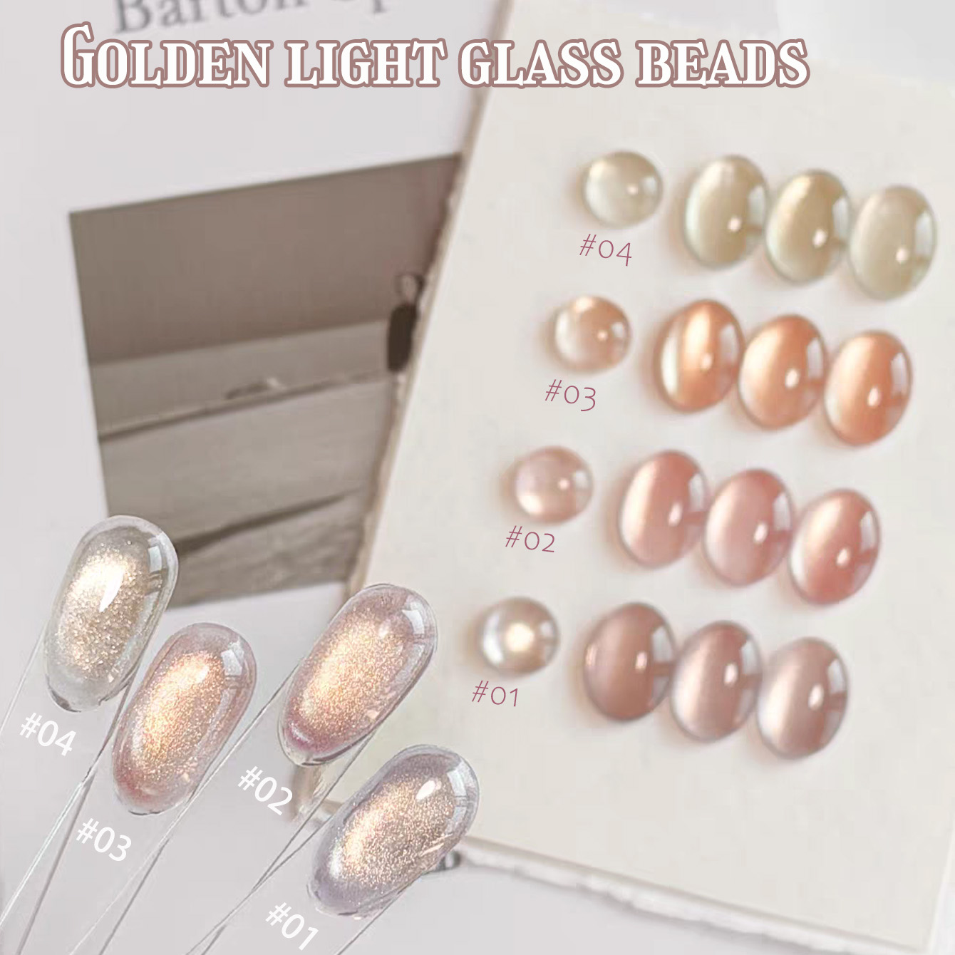1pcs TC Pink Golden Eye Gel Na - огляд і ціна Nail Art Cat Eye Pink