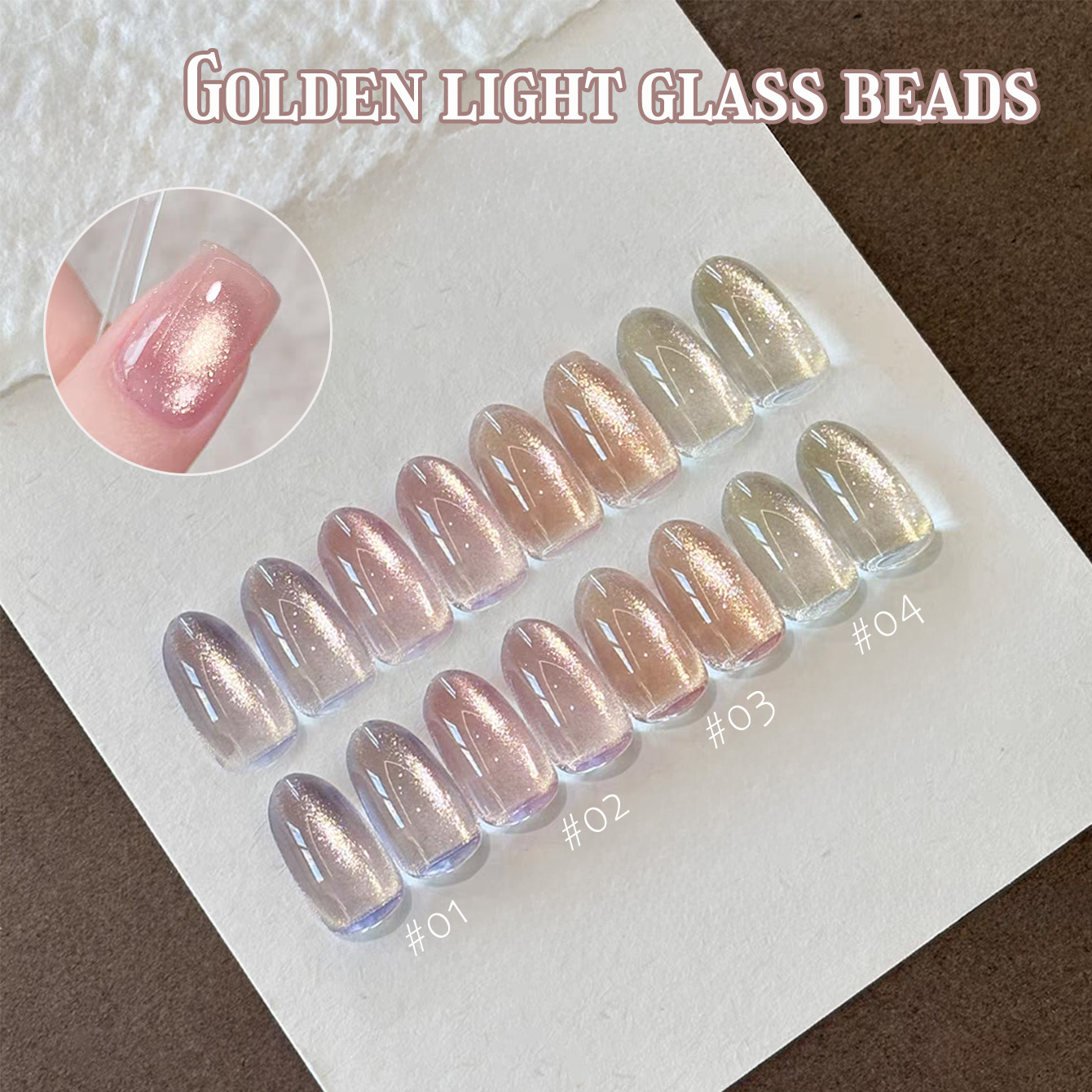 1pcs TC Pink Golden Eye Gel Na - огляд і ціна Nail Art Cat Eye Pink