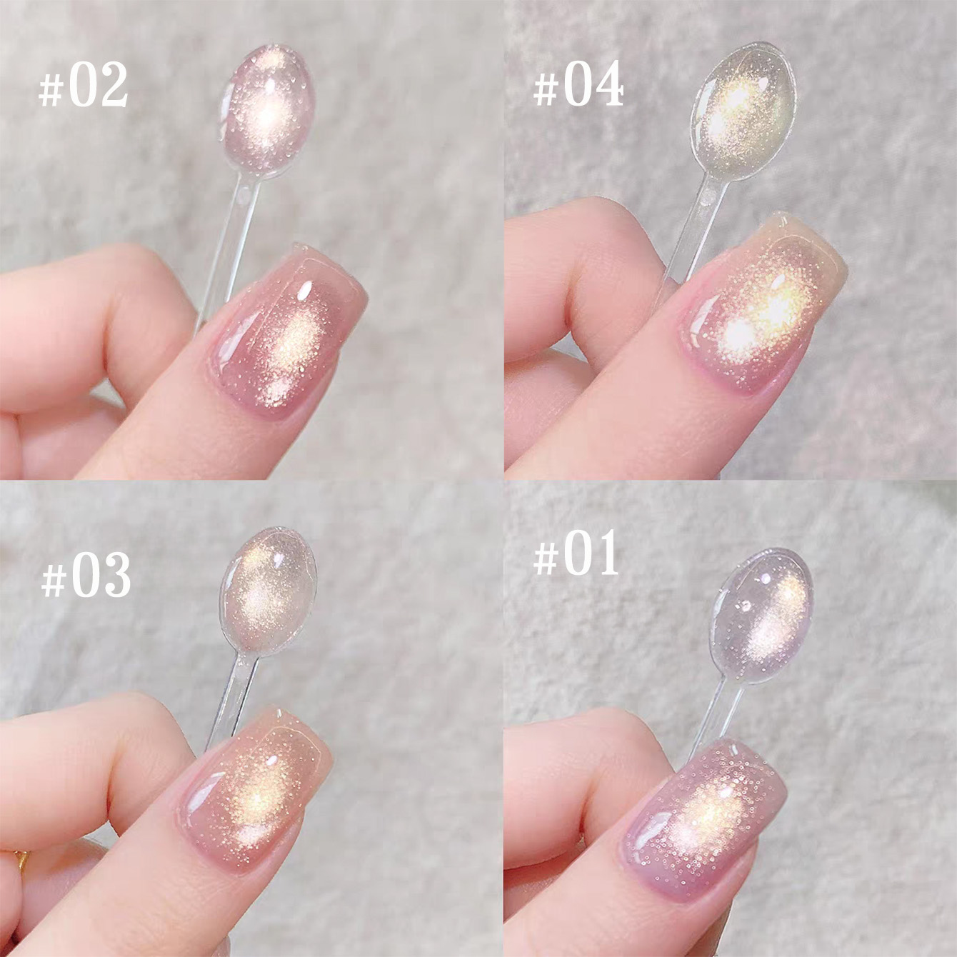 1pcs TC Pink Golden Eye Gel Na - огляд і ціна Nail Art Cat Eye Pink